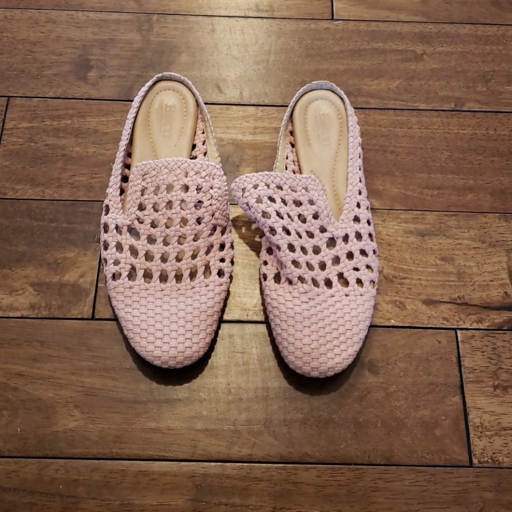 Born pink loafers